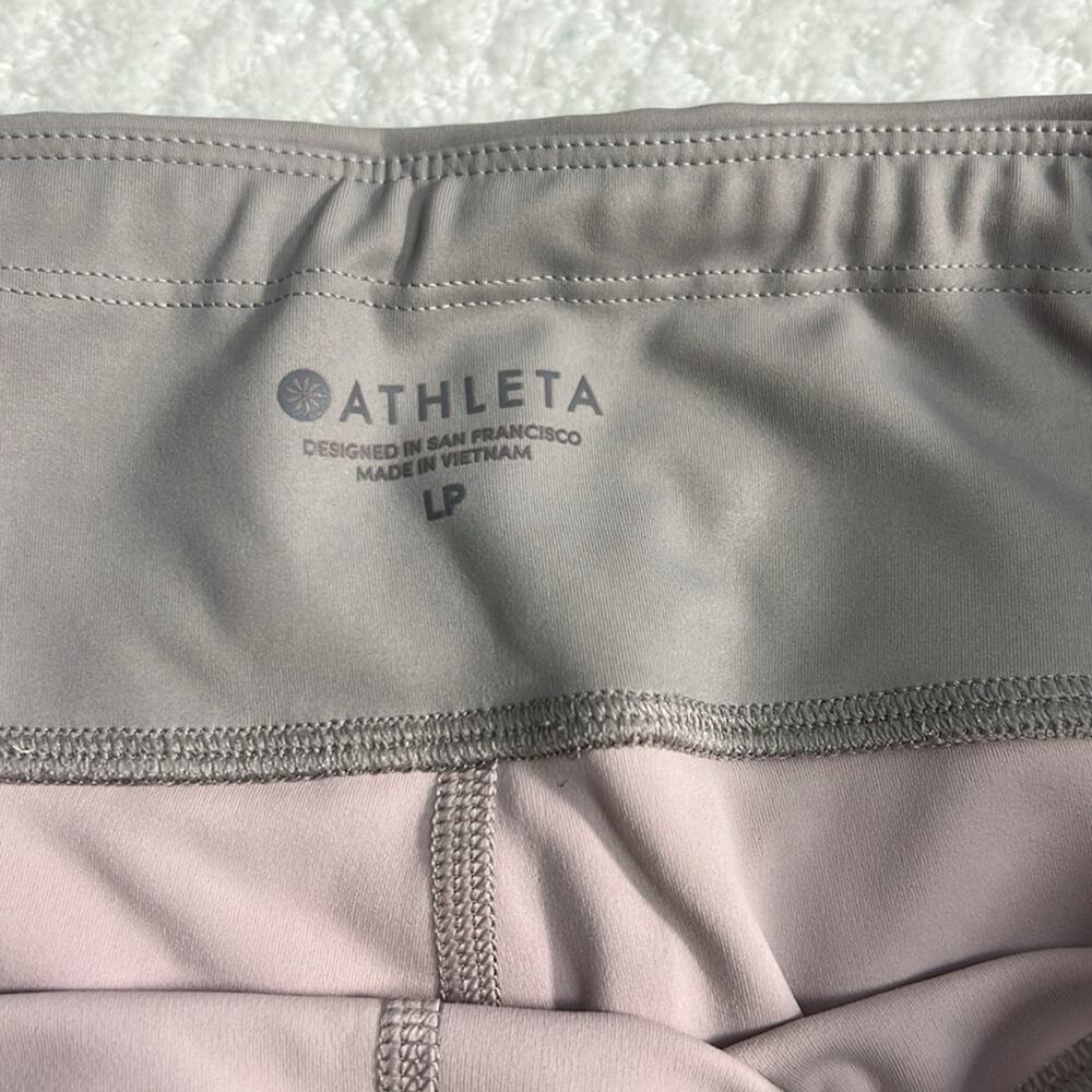 Athleta Contender Aero 7/8 tight high rise pebble gray leggings LP - Picture 8 of 13